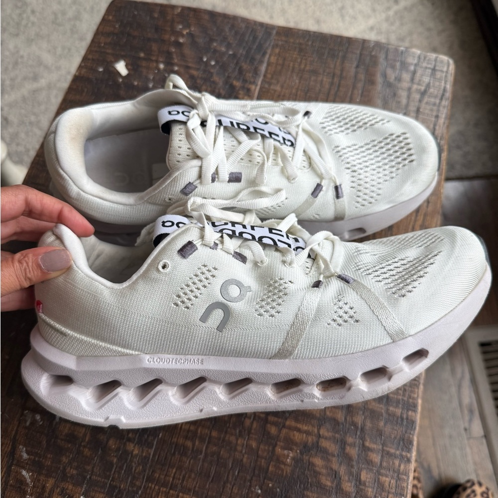 On cloud  Men's Sneakers in Off-White size 9.5 men - Picture 3 of 6